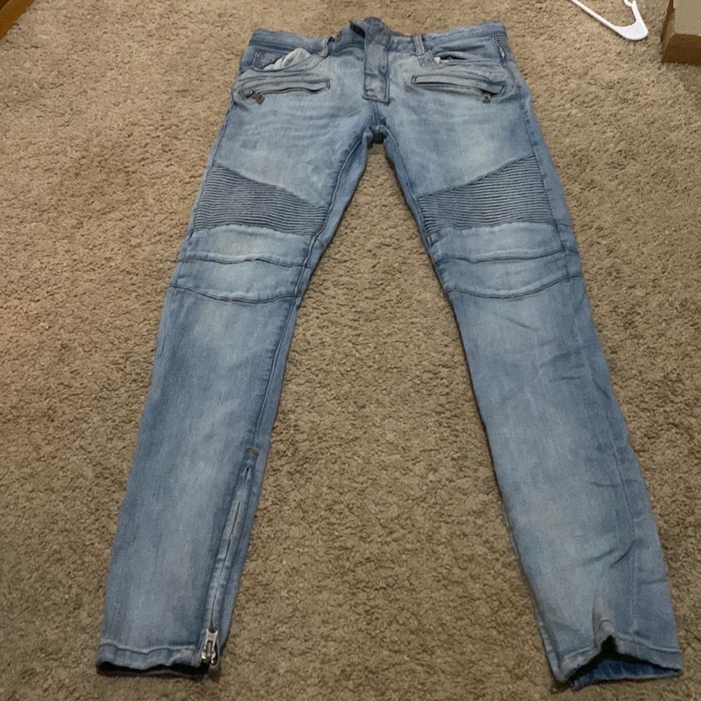 MNML Moto denim pants